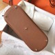 Hermes Gold Clemence Bolide 27cm Handmade Bag