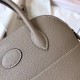 Hermes Tourterelle Clemence Bolide 27cm Handmade Bag