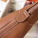 Hermes Gold Clemence Bolide 35cm Handmade Bag