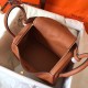 Hermes Gold Lindy 26cm Clemence Handmade Bag