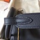 Hermes Dark Blue Lindy 26cm Clemence Handmade Bag