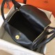 Hermes Black Lindy 26cm Swift Handmade Bag