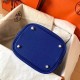 Hermes Blue Electric Picotin Lock PM 18cm Handmade Bag