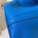 Hermes Blue Hydra Picotin Lock PM 18cm Handmade Bag