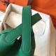 Hermes Vert Vertigo Picotin Lock PM 18cm Handmade Bag