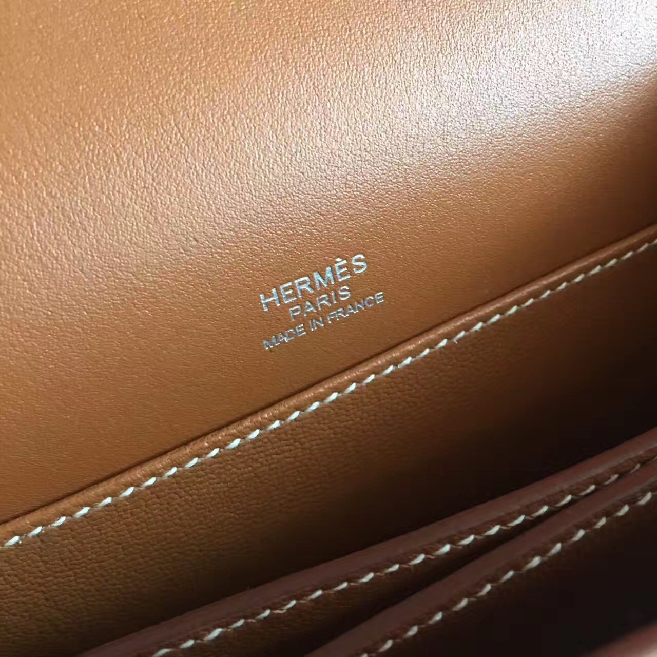 Hermes Mini Sac Roulis Bag In Caramel Swift Leather