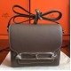 Hermes Mini Sac Roulis Bag In Etoupe Swift Leather