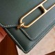 Hermes Mini Sac Roulis Bag In Green Swift Leather