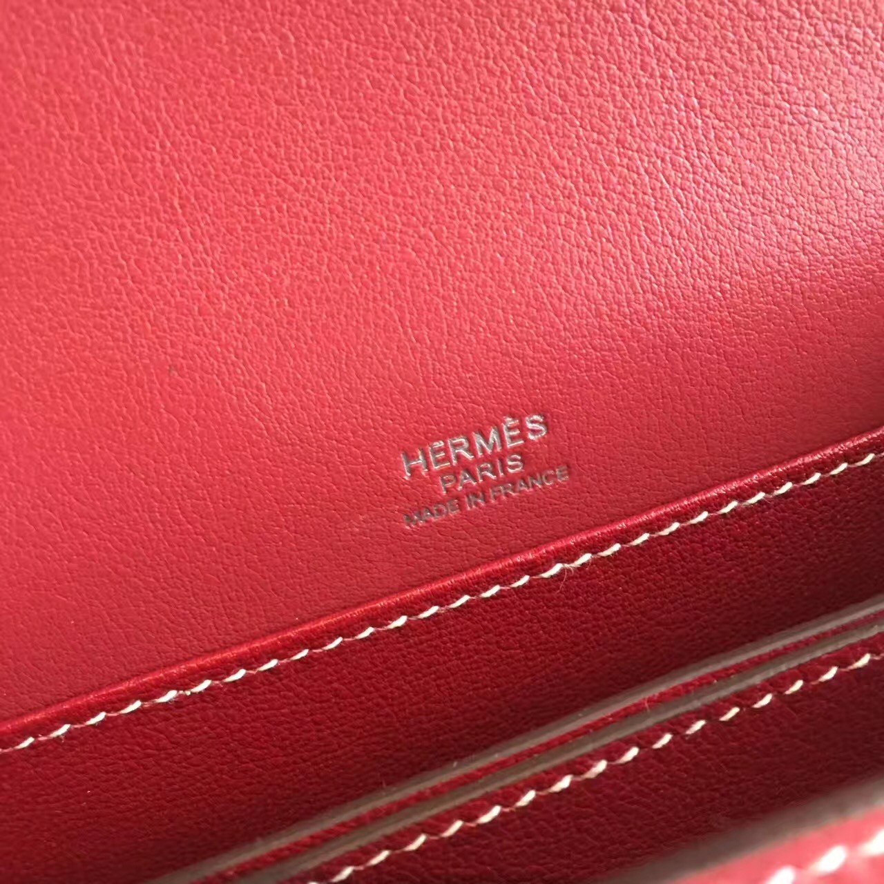 Hermes Mini Sac Roulis Bag In Red Swift Leather