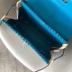 Hermes Blue Picnic Kelly 35cm Wicker Bag