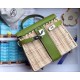 Hermes Green Picnic Kelly Mini 20cm Wicker Bag