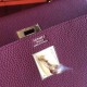 Hermes Bordeaux Clemence Kelly 35cm Handmade Bag