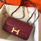 Hermes Bordeaux Epsom Constance Elan 25cm Bag