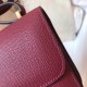 Hermes Bordeaux Epsom Constance Elan 25cm Bag