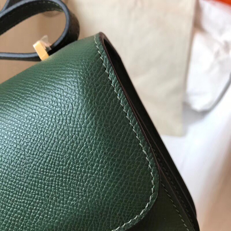 Hermes Vert Anglais Epsom Constance Elan 25cm Bag