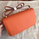 Hermes Orange Epsom Constance Elan 25cm Bag