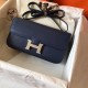 Hermes Blue Royale Epsom Constance Elan 25cm Bag