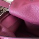 Hermes Purple Lindy 30cm Clemence Handmade Bag