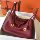 Hermes Bicolor Lindy 30cm Swift Bordeaux Handmade Bag