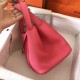 Hermes Rose Lipstick Picotin Lock MM 22cm Handmade Bag