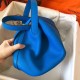 Hermes Blue Hydra Picotin Lock MM 22cm Handmade Bag