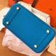 Hermes Blue Zanzibar Birkin 30cm Clemence Handmade Bag