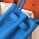 Hermes Blue Zanzibar Birkin 30cm Clemence Handmade Bag