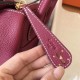 Hermes Ruby Lindy 26cm Clemence Handmade Bag