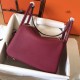 Hermes Ruby Lindy 26cm Clemence Handmade Bag