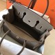 Hermes Etain Birkin 30cm Clemence Handmade Bag