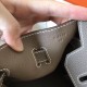 Hermes Etain Birkin 30cm Clemence Handmade Bag