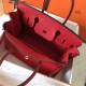 Hermes Red Birkin 30cm Epsom Handmade Bag