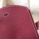 Hermes Ruby Lindy 30cm Clemence Handmade Bag