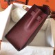 Hermes Bordeaux Epsom Kelly 28cm Handmade Bag