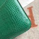 Hermes Constance 24cm Green Niloticus Crocodile