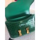 Hermes Constance 24cm Green Niloticus Crocodile