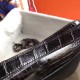 Hermes Constance 24cm Black Niloticus Crocodile