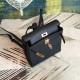 Hermes Black Clemence Kelly Ado PM Backpack