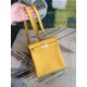 Hermes Yellow Clemence Kelly Ado PM Backpack