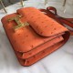 Hermes Mini Constance 18cm Orange Ostrich Leather