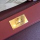 Hermes 24/24 29 Bag In Bordeaux Clemence Calfskin