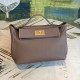 Hermes 24/24 29 Bag In Taupe Clemence Calfskin