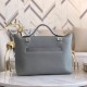 Hermes 24/24 29 Bag In Blue Glacier Clemence Calfskin