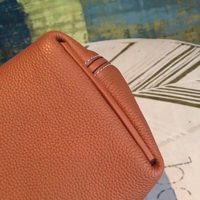 Hermes 24/24 29 Bag In Brown Clemence Calfskin