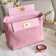 Hermes 24/24 29 Bag In Pink Clemence Calfskin