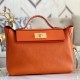 Hermes 24/24 29 Bag In Orange Clemence Calfskin