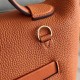 Hermes 24/24 29 Bag In Orange Clemence Calfskin