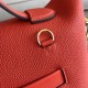 Hermes 24/24 29 Bag In Red Clemence Calfskin