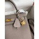 Hermes Epsom Kelly 25cm Sellier Handmade Grey Bag