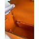 Hermes Epsom Kelly 25cm Sellier Handmade Orange Bag